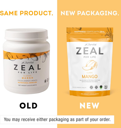 Zurvita Zeal for Life Wellness Drink Mix