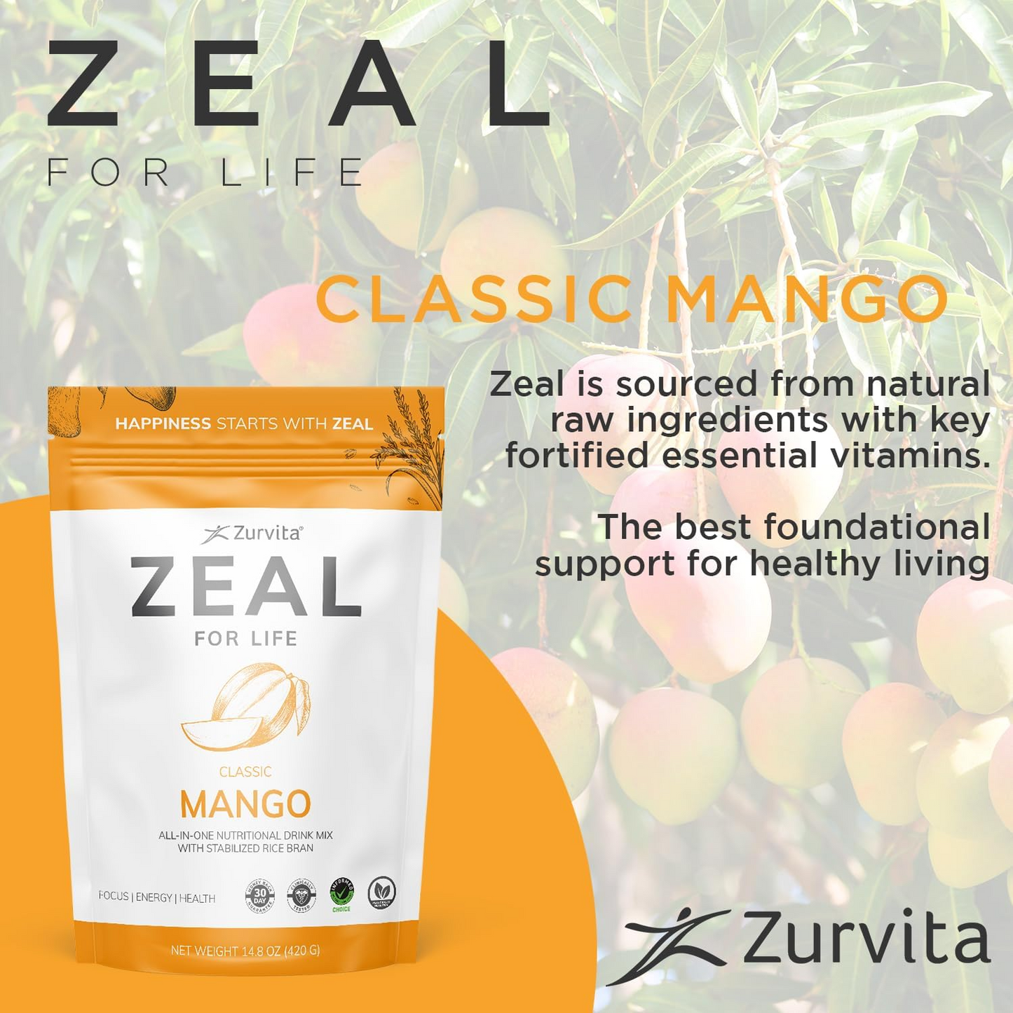 Zurvita Zeal for Life Wellness Drink Mix